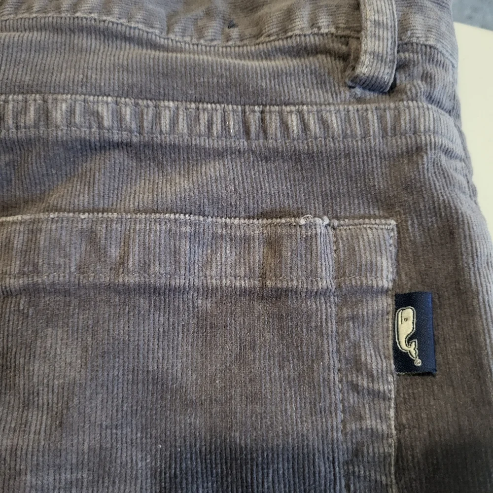 Vineyard Vines Men's Charcoal‎ Gray Cordouroy Pants, Size 30x32